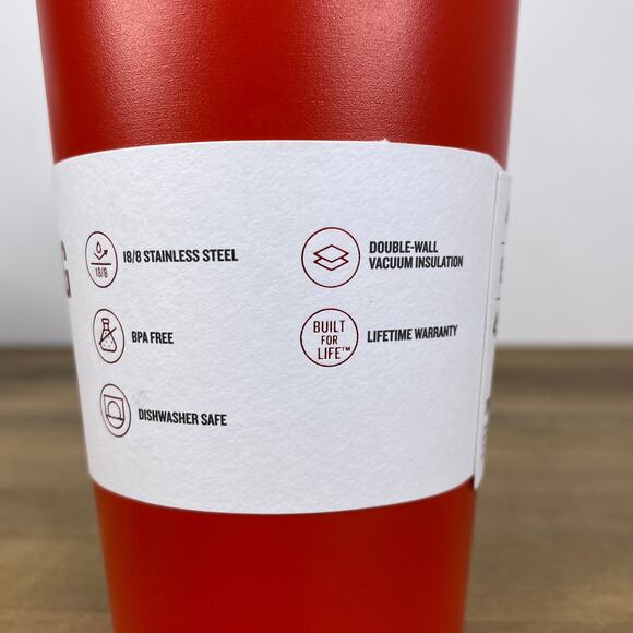 Stanley Tumbler 16 oz Stacking Pint Target Red Stainless Travel Mug Valentines - Picture 3 of 10